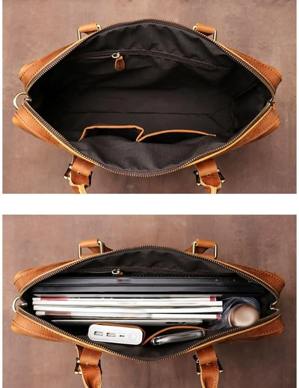 Men's Leather Shoulder Bags Laptop Bags Luggage Bags Carrying Cases Totes Handbags Briefcases Messenger Bags