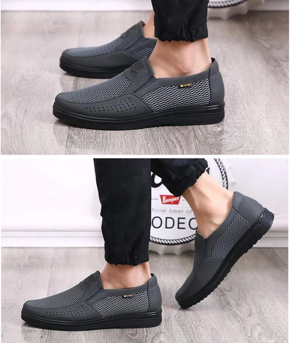 Mens Mesh Sports Hiking Sandals Summer Water Breathable Outdoor Sneakers Casual Trekking Camp Shoes