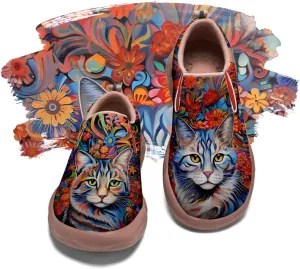 Mens Painted Travel Shoes Casual Loafers Walking Slip-Ons Comfortable Art Fashion Sneakers