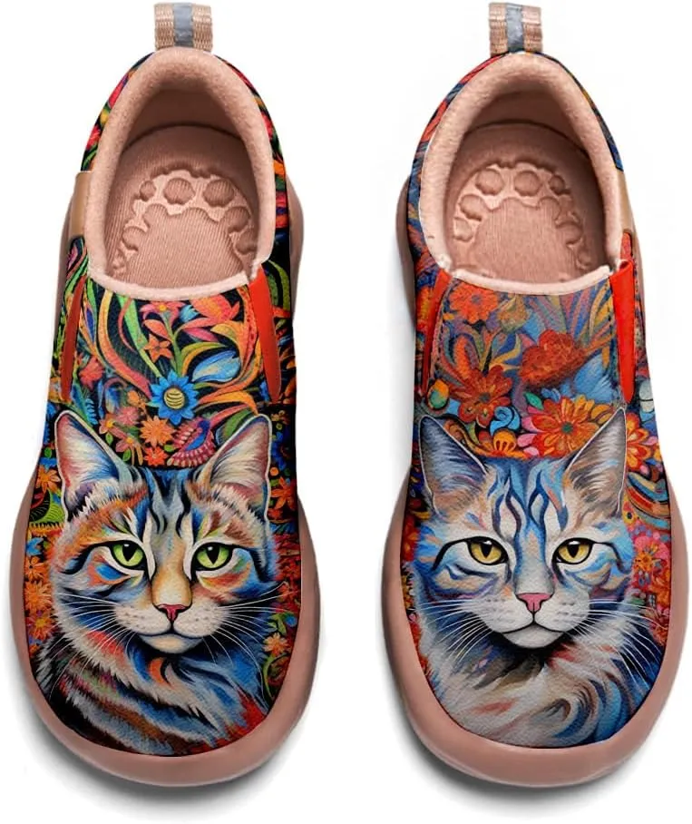 Mens Painted Travel Shoes Casual Loafers Walking Slip-Ons Comfortable Art Fashion Sneakers