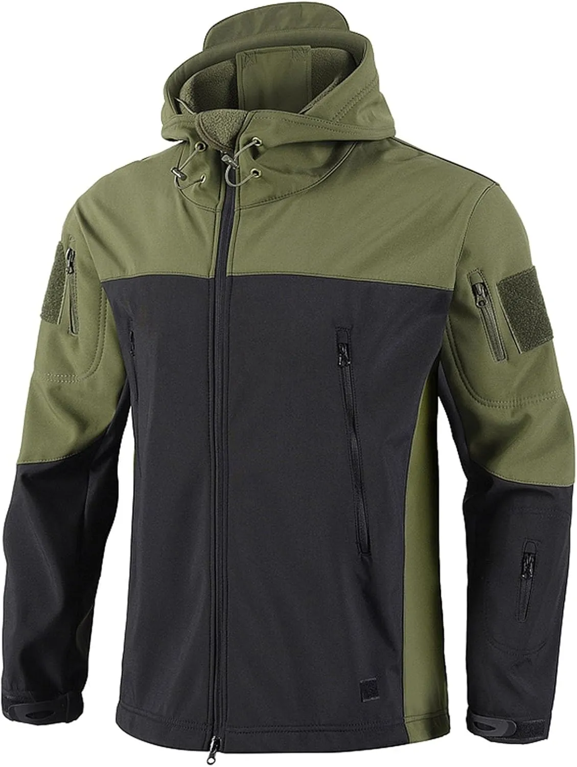 Mens Rain Jackets Waterproof With Hooded Lightweight Rain Jacket Raincoat Zip Windbreaker Running Hiking Travel Coat