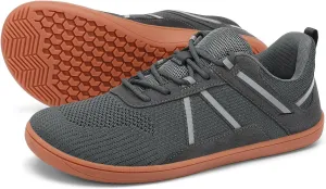 Men's Wide Toe Barefoot Shoes Minimalist Zero Drop Walking Shoes Non Slip Comfortable Outdoor Tennis Trail Shoes Width Cross Training Sneakers