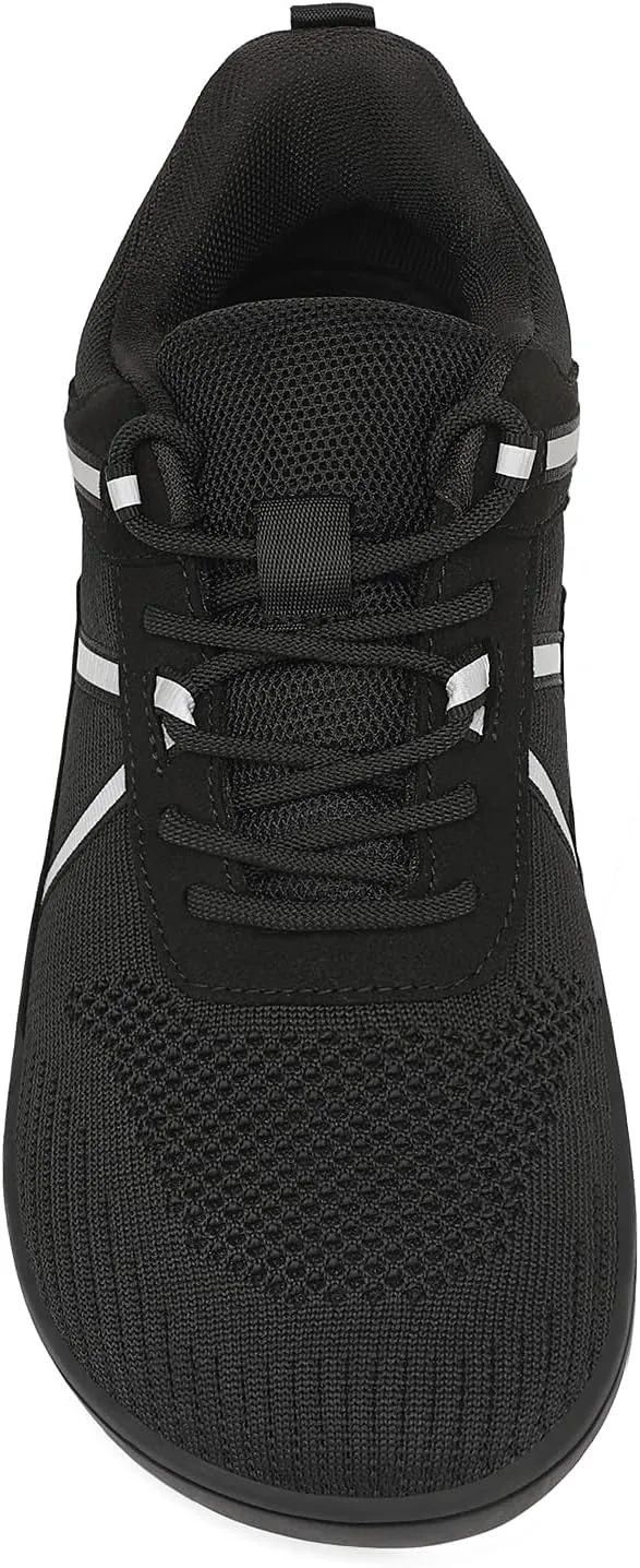 Men's Wide Toe Barefoot Shoes Minimalist Zero Drop Walking Shoes Non Slip Comfortable Outdoor Tennis Trail Shoes Width Cross Training Sneakers