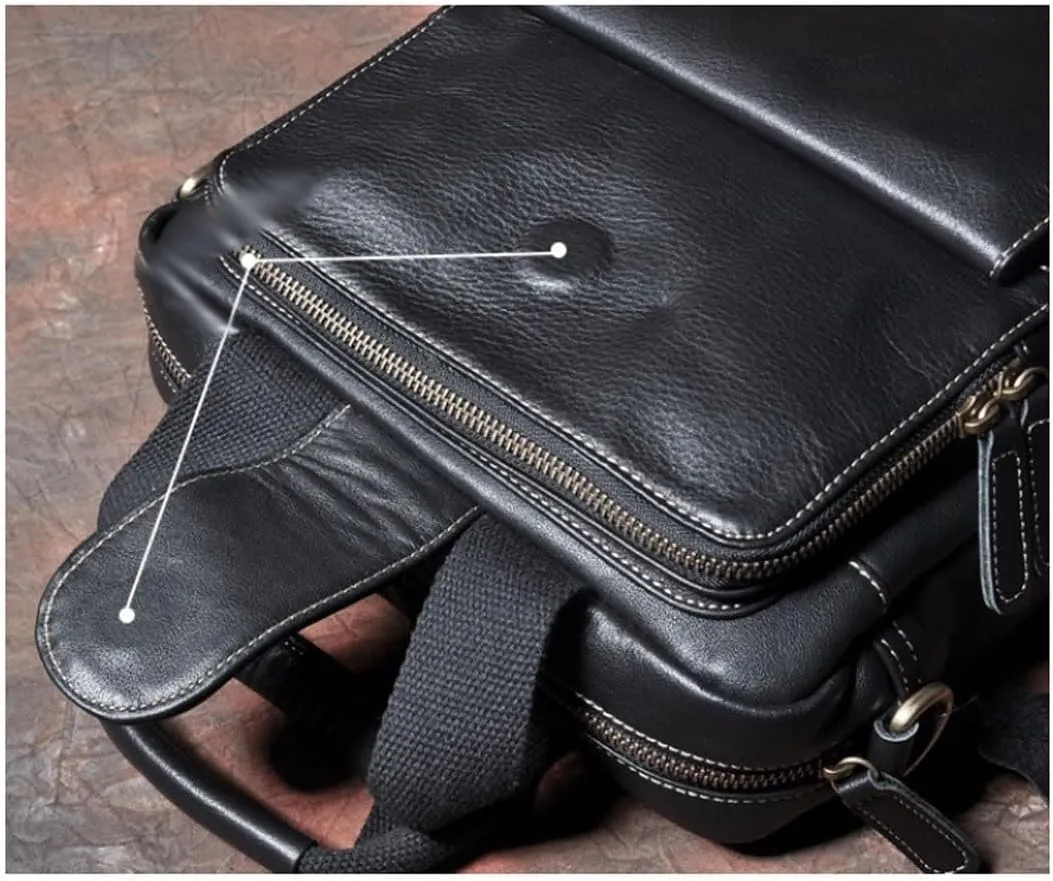 Messenger Shoulder Bags Handbags Men's Leather Large Crossbody Bags Laptop Bags Briefcases Totes