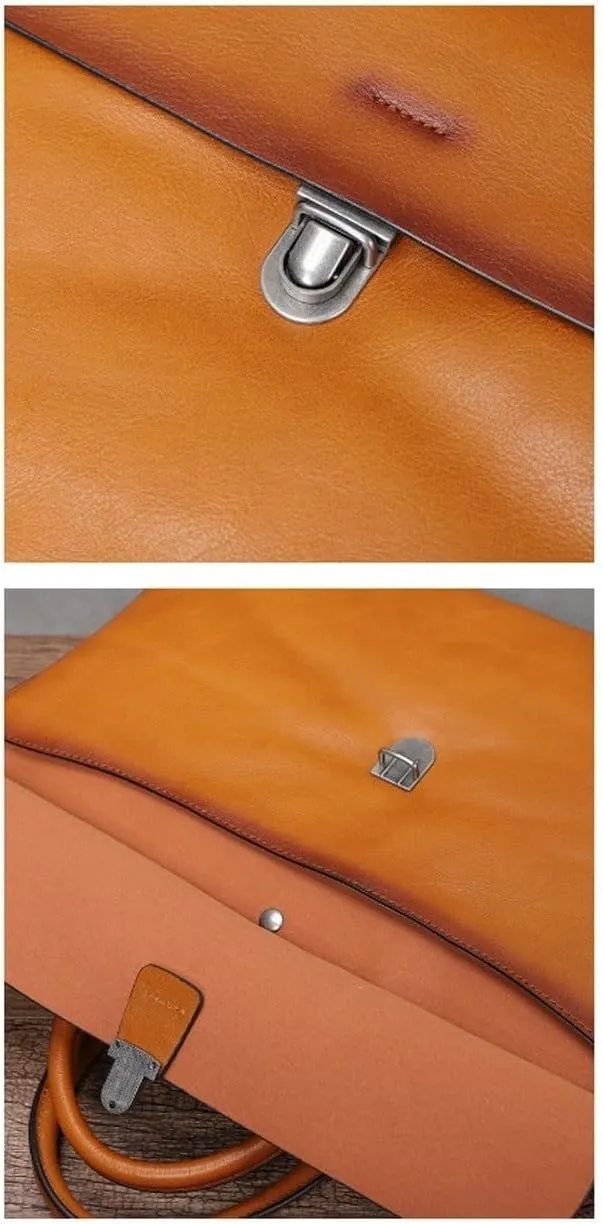Messenger Shoulder Bags Men's Leather Large Laptop Bags Briefcases Luggage Bags Totes Handbags