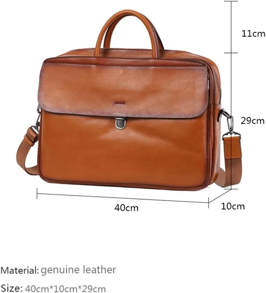 Messenger Shoulder Bags Men's Leather Large Laptop Bags Briefcases Luggage Bags Totes Handbags