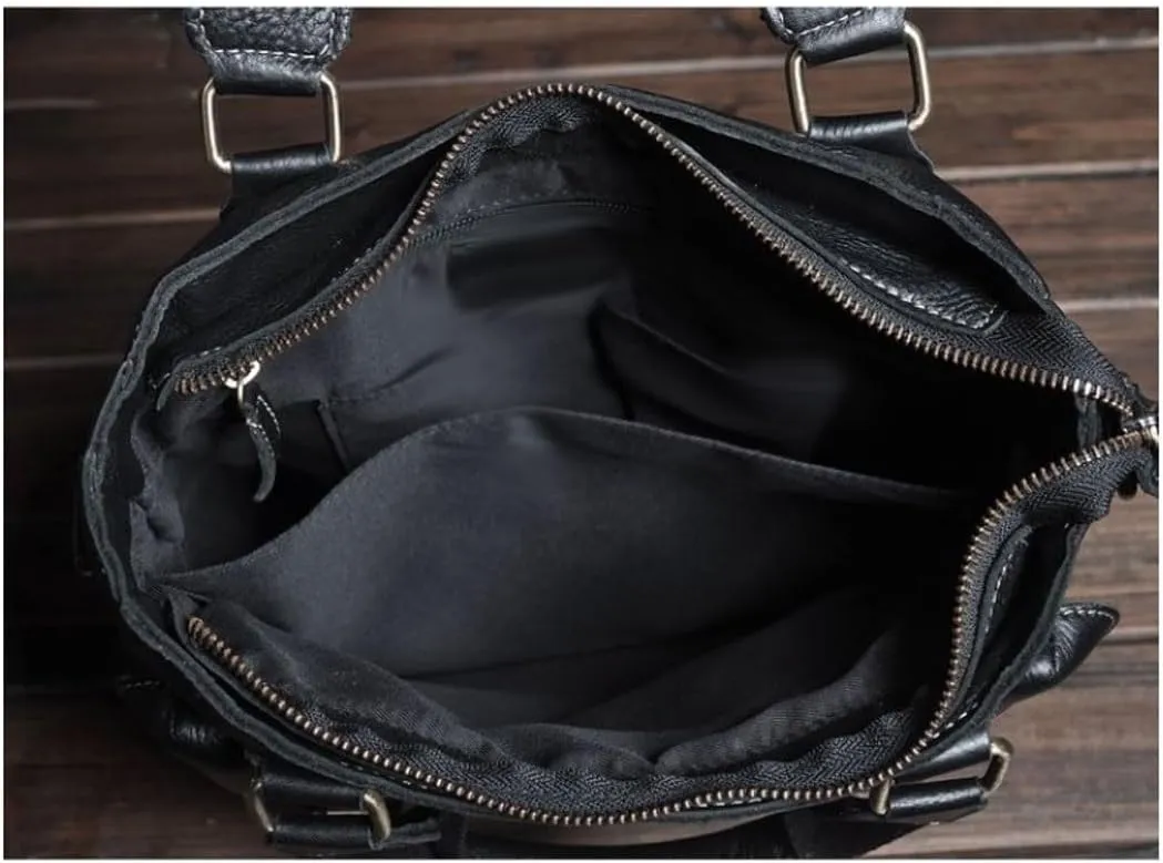 Messenger Shoulder Bags Men's Leather Large Laptop Bags Briefcases Totes Handbags Luggage Bags