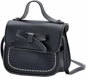 Mini Backpack for Women Girls Cute Bowknot Small Backpack Purse Ladies PU Leather Satchel Bag with Charm Tassel