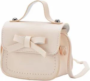 Mini Backpack for Women Girls Cute Bowknot Small Backpack Purse Ladies PU Leather Satchel Bag with Charm Tassel