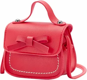 Mini Backpack for Women Girls Cute Bowknot Small Backpack Purse Ladies PU Leather Satchel Bag with Charm Tassel