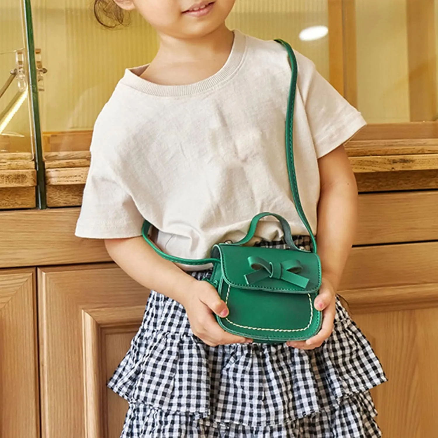 Mini Backpack for Women Girls Cute Bowknot Small Backpack Purse Ladies PU Leather Satchel Bag with Charm Tassel