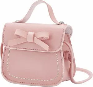 Mini Backpack for Women Girls Cute Bowknot Small Backpack Purse Ladies PU Leather Satchel Bag with Charm Tassel