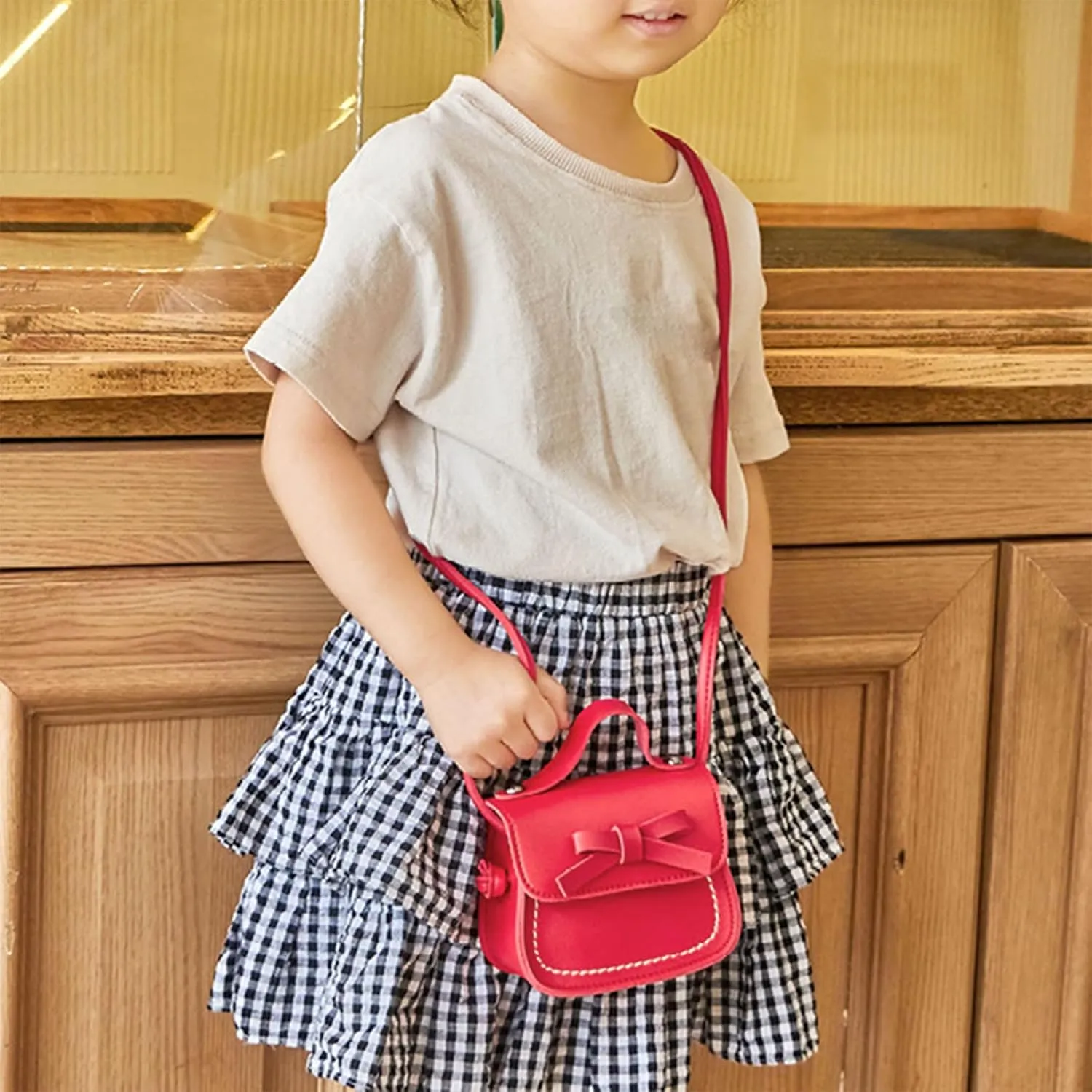 Mini Backpack for Women Girls Cute Bowknot Small Backpack Purse Ladies PU Leather Satchel Bag with Charm Tassel