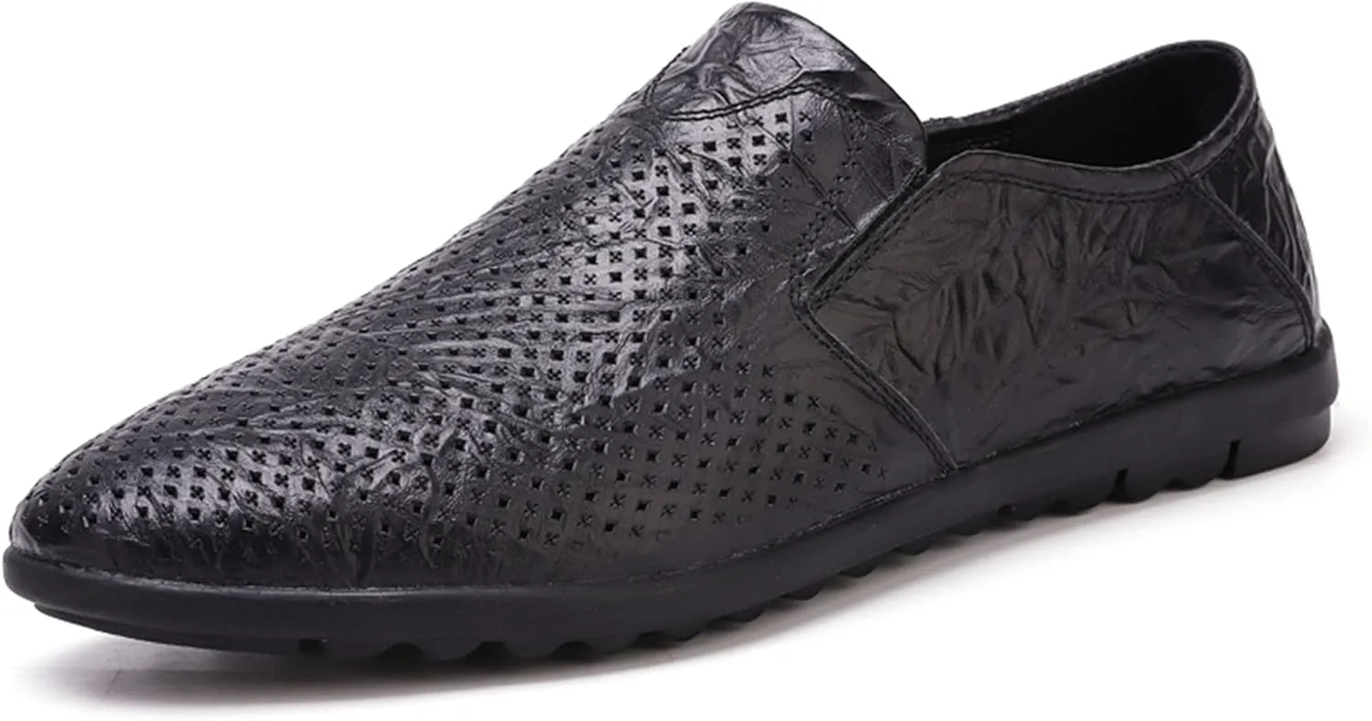 Minishion Mens Casual Shoes Breathable Summer Slip ons 9805#