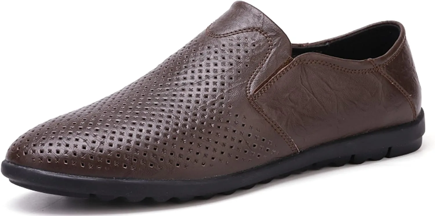 Minishion Mens Casual Shoes Breathable Summer Slip ons 9805#