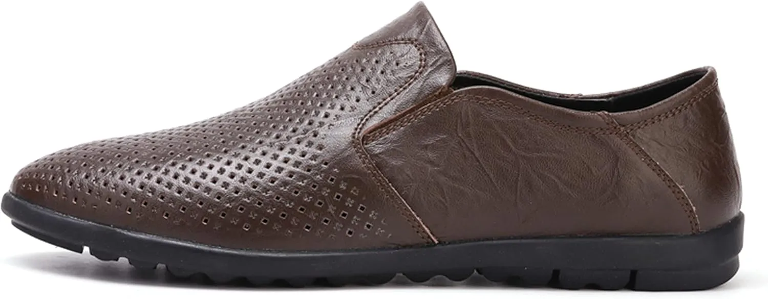 Minishion Mens Casual Shoes Breathable Summer Slip ons 9805#