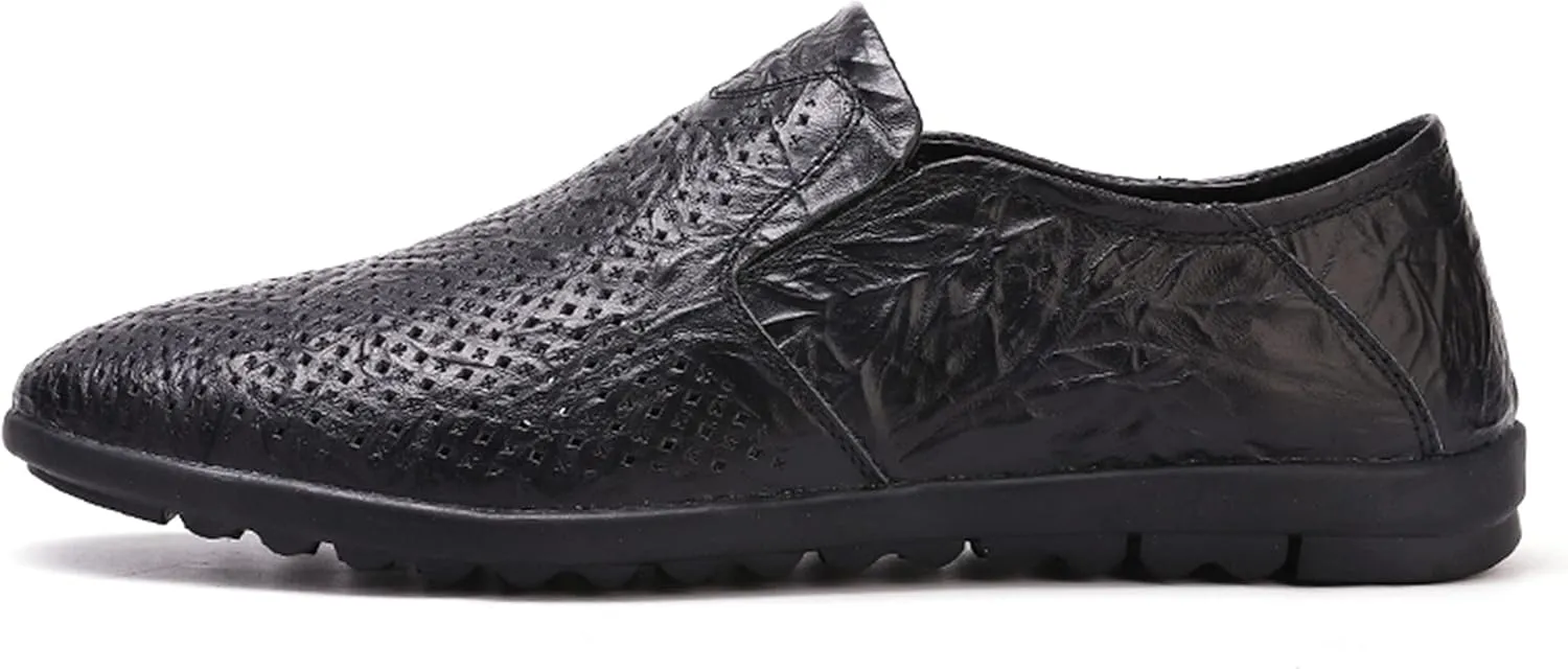 Minishion Mens Casual Shoes Breathable Summer Slip ons 9805#