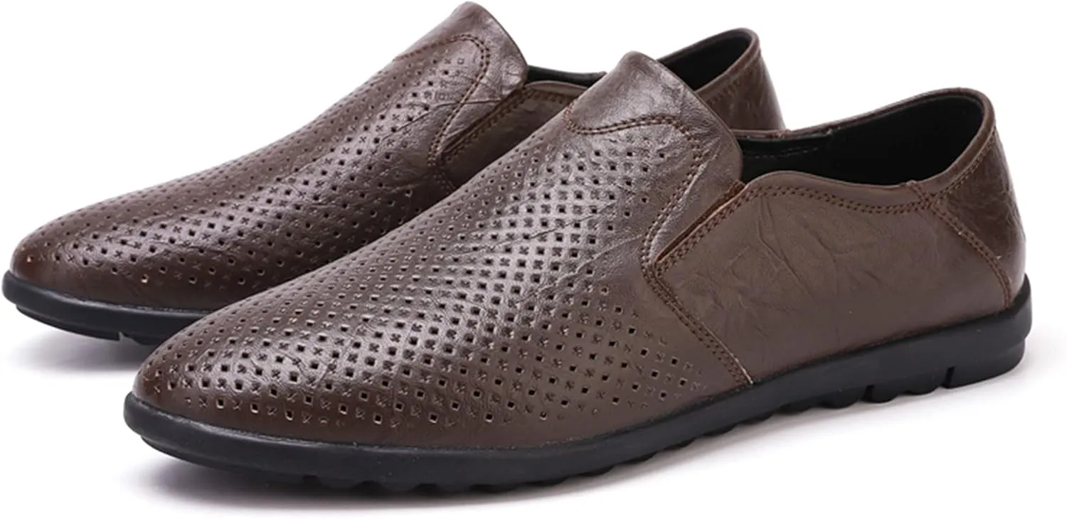 Minishion Mens Casual Shoes Breathable Summer Slip ons 9805#