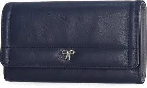 Mundi File Master Womens RFID Blocking Wallet Clutch Organizer With Change Pocket