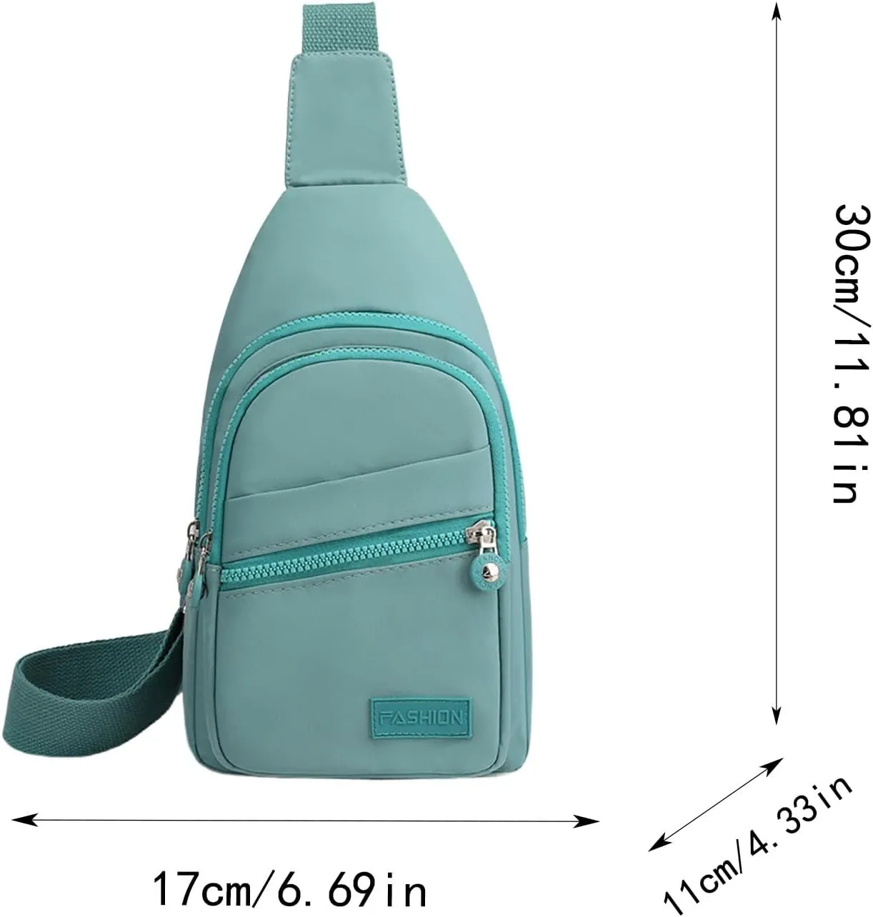 New Fashionable Layer Crossbody Bag Lightweight Nylon Sport Running Hiking Bag Deal Messenger Cute Purses And (One Size)