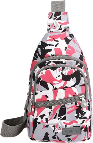 New Fashionable Layer Crossbody Bag Lightweight Nylon Sport Running Hiking Bag Deal Messenger Cute (Sky Blue, One Size)