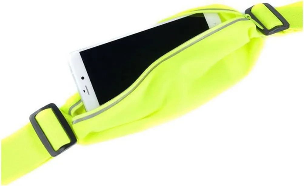 Night Running Storage Waist Bag Outdoor Sports and Fitness Waist Bag Reflective Elastic Belt Waist Bag