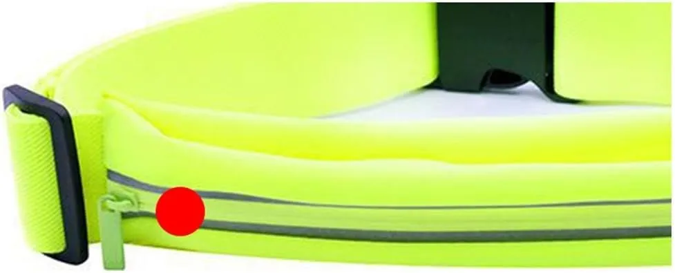 Night Running Storage Waist Bag Outdoor Sports and Fitness Waist Bag Reflective Elastic Belt Waist Bag