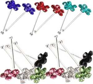 Nose Jewelry Nose Rings Hoops Gold Flower Shaped Studs Body Piercing Jewelry