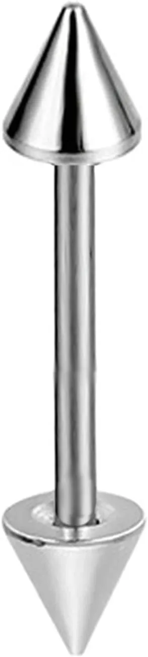 Nostril Piercing Jewelry, Stainless Steel Piercing Jewelry 8pcs Lip Eyebrow Tongue Ring 1.2mm Thickness U Shape Barbell Piercing Jewelry Gift