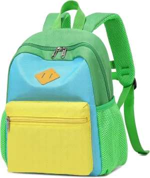 Octsky Preschool Kids Backpack, 12 inch Toddler Backpacks for Boys with Chest Strap, Ideal for School & Travel Backpacks
