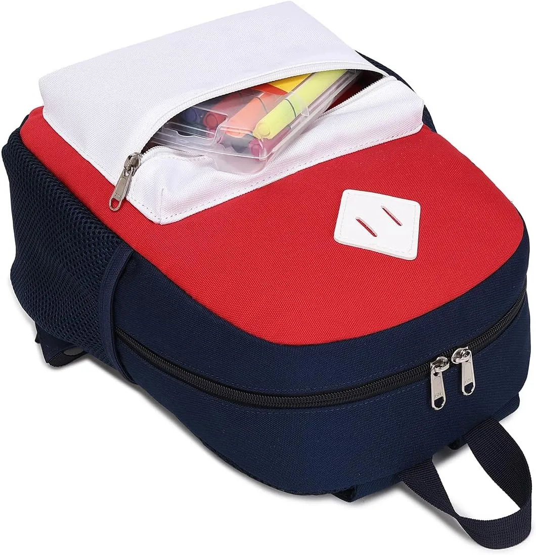 Octsky Preschool Kids Backpack, 12 inch Toddler Backpacks for Boys with Chest Strap, Ideal for School & Travel Backpacks