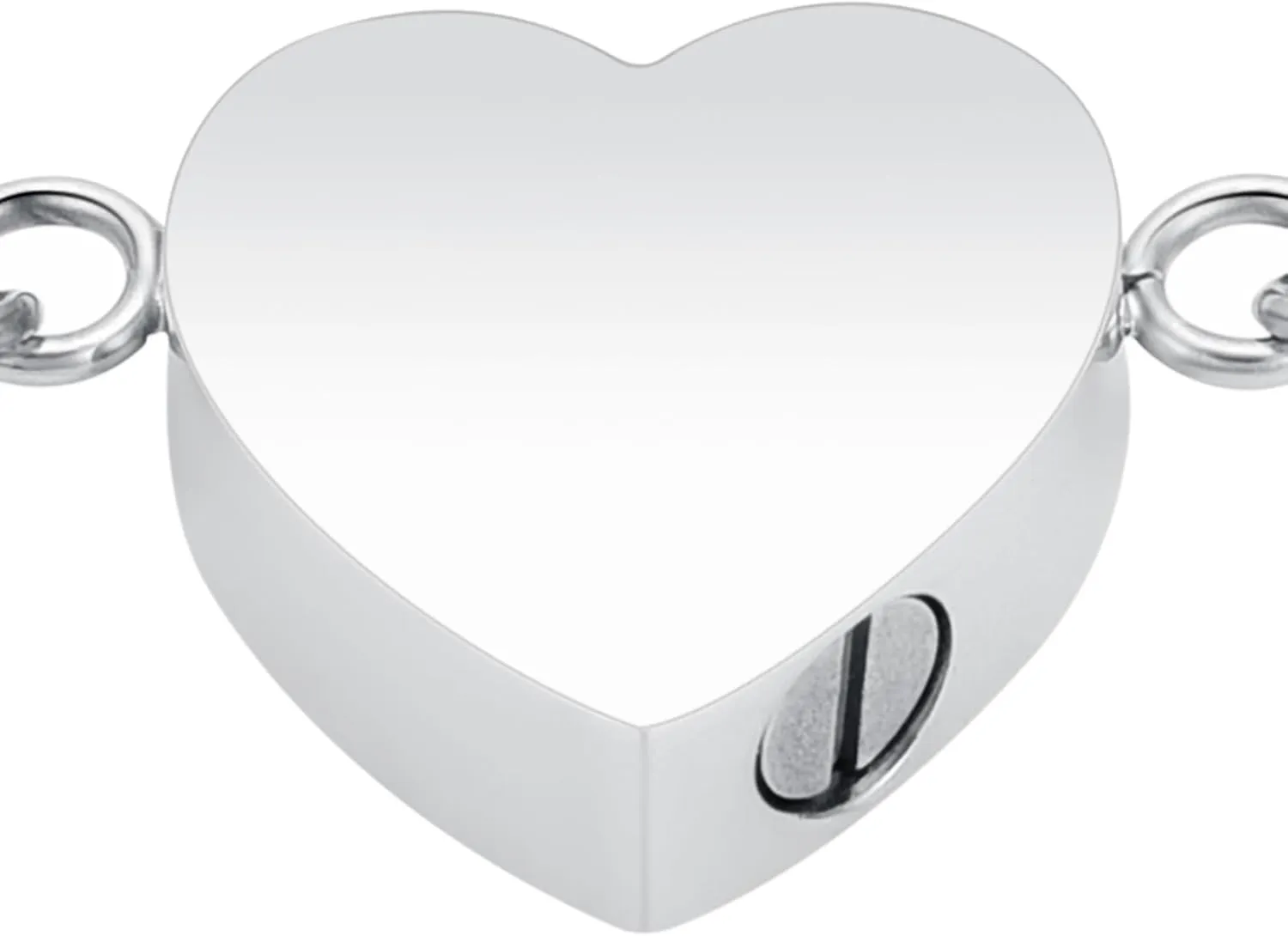 Oinsi Heart Urn Bracelet for Ashes, Cremation Jewelry Leather Bracelets for Men Women, Memorial Jewelry With Filling Kits