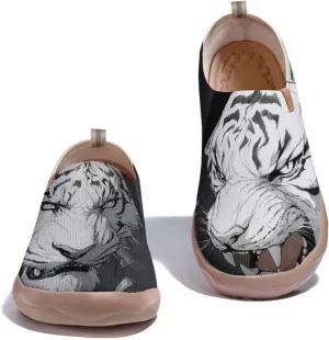 Onehorse Footwear for Womens Comfortable Loafers Painted Travel Shoes Casual Breathable Slip-Ons