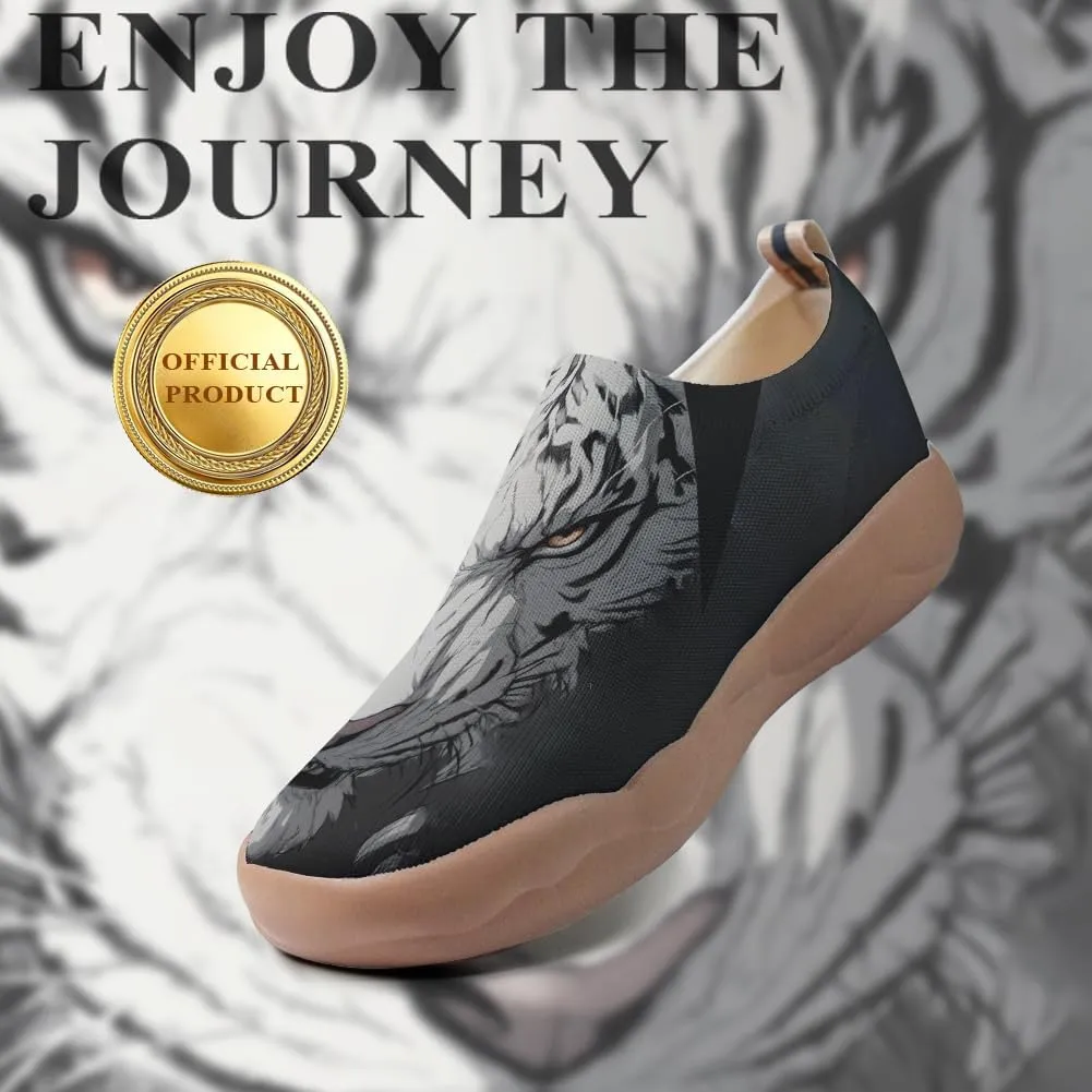 Onehorse Footwear for Womens Comfortable Loafers Painted Travel Shoes Casual Breathable Slip-Ons