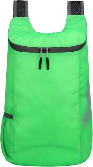 Outdoor Packable Backpack Lightweight Folding Rucking Backpacks Storage Travel Bag for Men Women Sports Daypacks(Green)