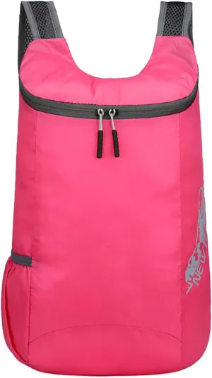 Outdoor Packable Backpack Lightweight Folding Rucking Backpacks Storage Travel Bag for Men Women Sports Daypacks(One Size)