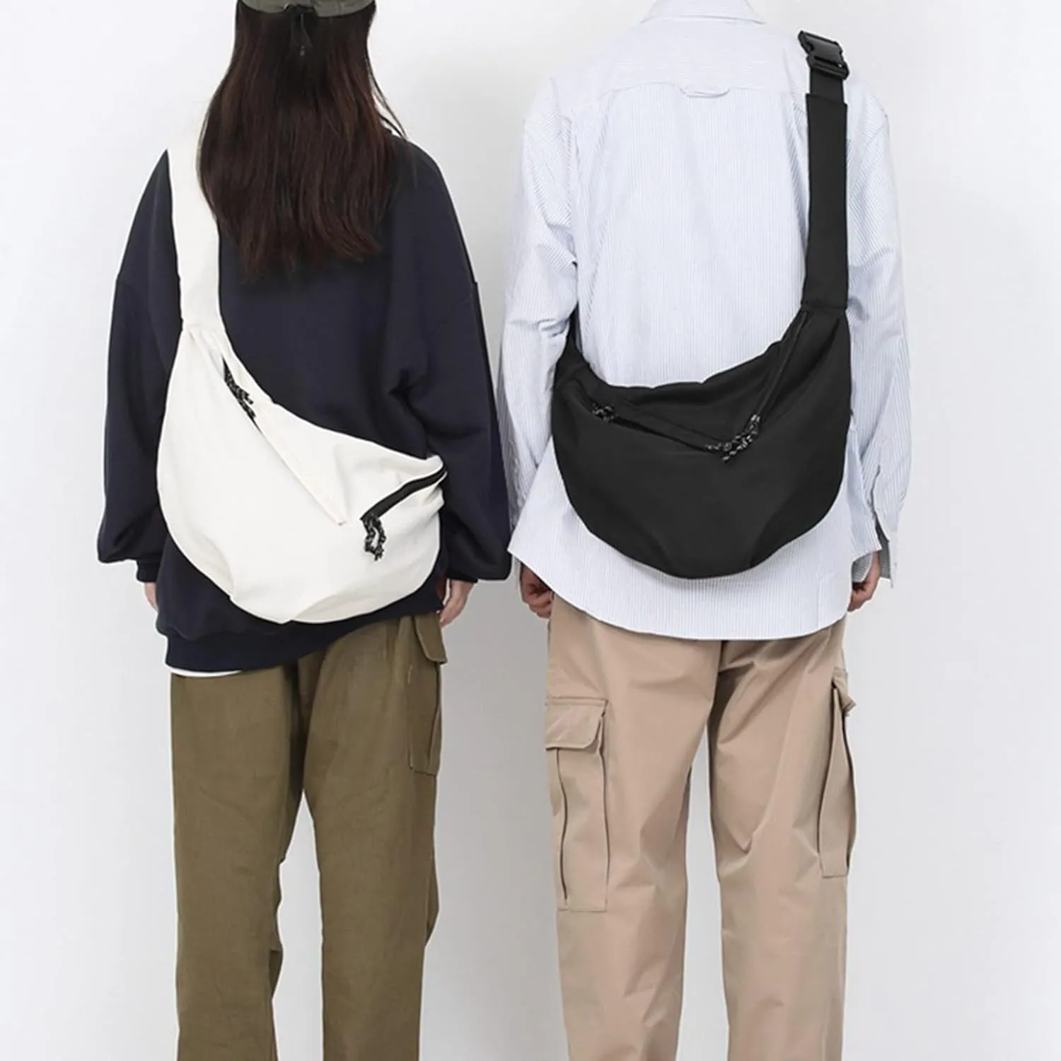over Shoulder Bag Locomotive Cool Dumpling Shoulder Bags Casual Men And Women Single Shoulder (Green, One Size)