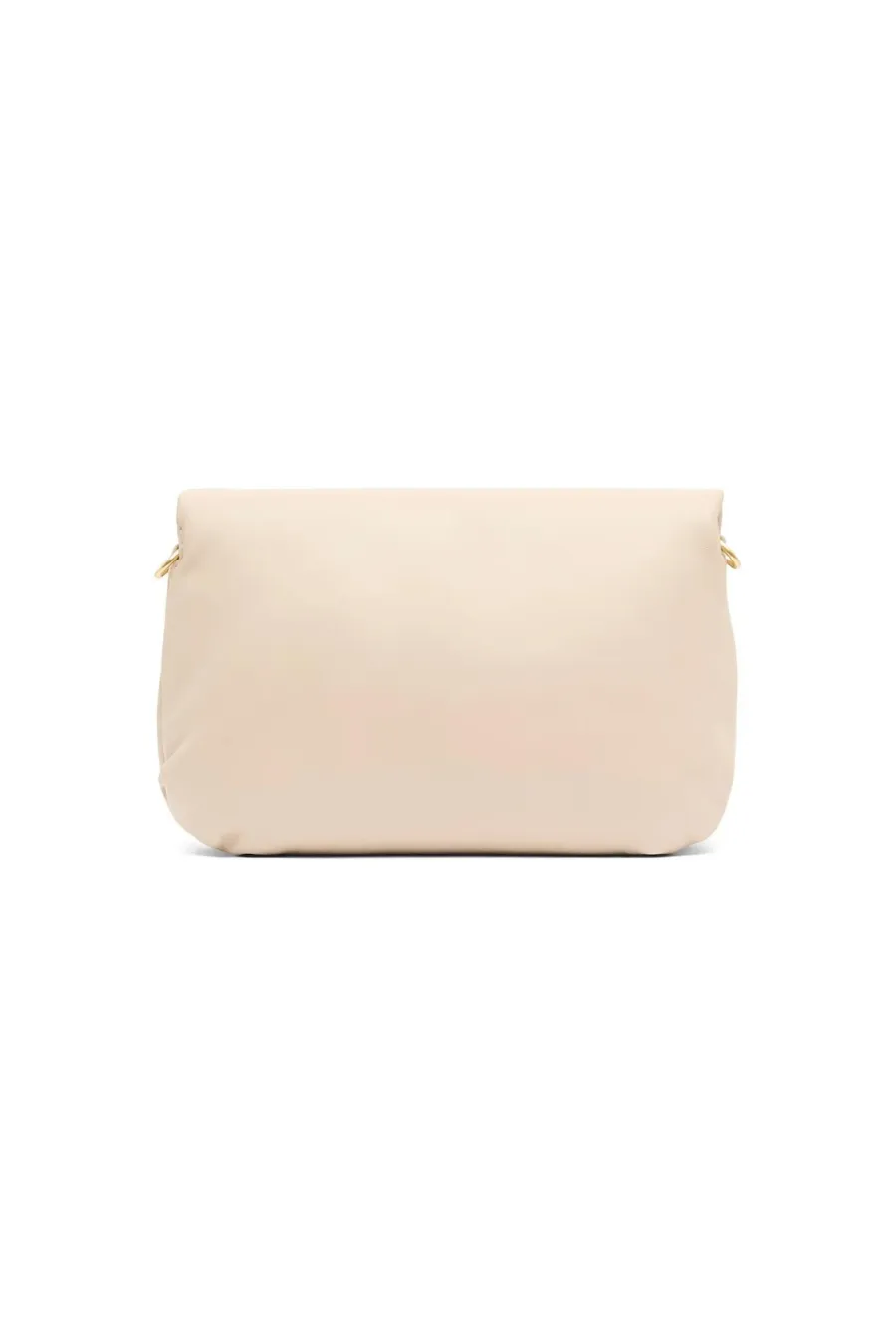 Perla Padded Chain Crossbody Natural Beige