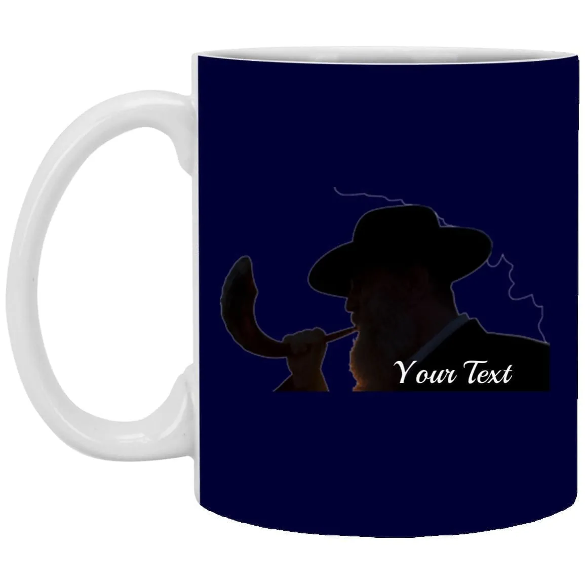Personalized Jewish Hebrew / English Name Ceramic Mug