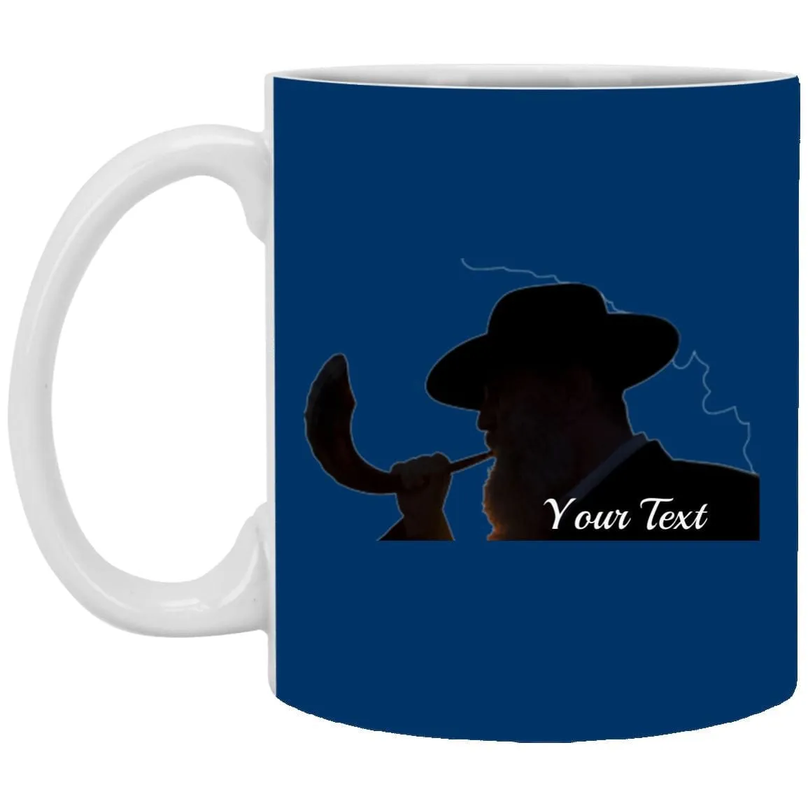 Personalized Jewish Hebrew / English Name Ceramic Mug