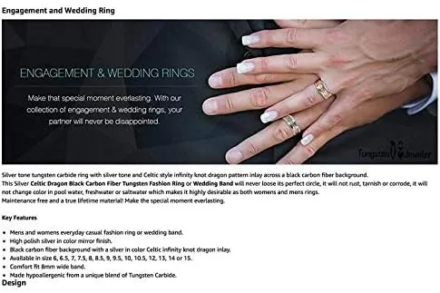 Personalized laser engraving Ring for Men and Ring for Women tungsten Band Rings 6mm Two-tone Black IP Gun Metal Brushed Center Stepped Edge Wedding Band Ring Ideal Rings for couples