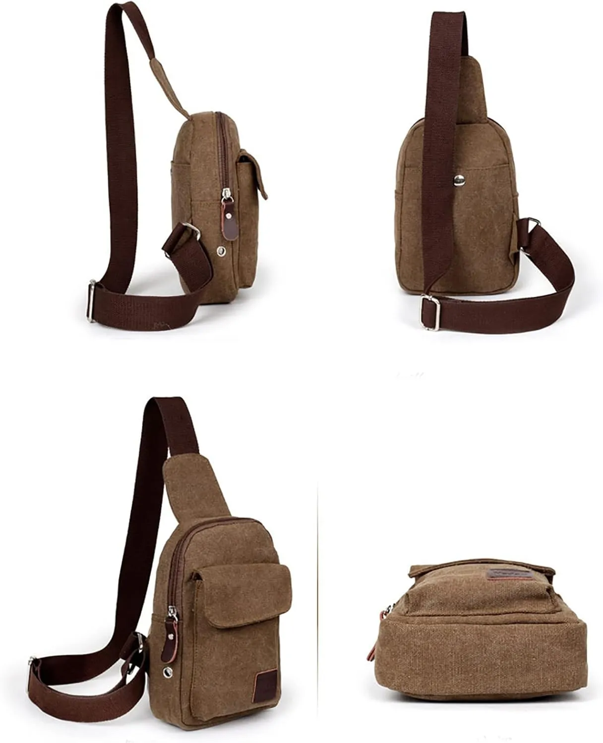 Purses for Women Shoulder Bag Canvas Satchel Casual Body Handbag Messenger Shoulder Bag