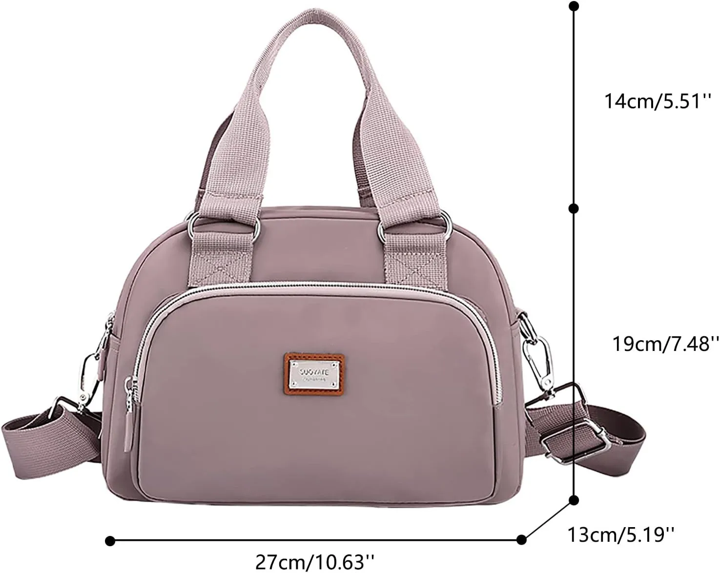 Quilted Crossbody Purses for Women Women's Crescent Shoulder Bags with Adjustable Strap Travel Bag with Zipper(BU1)