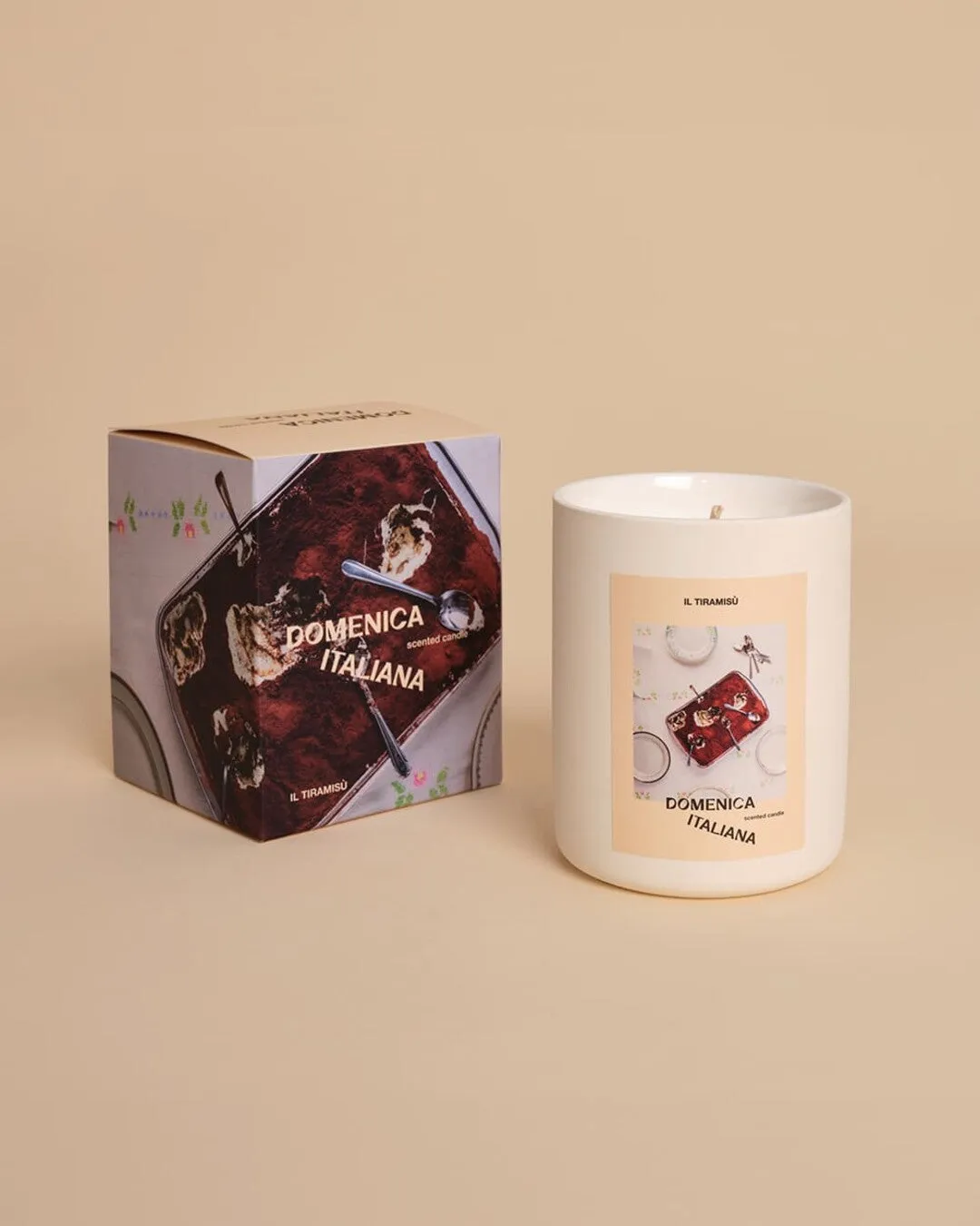 "Tiramisù" candle