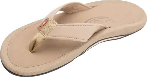 Rainbow Sandals Men's Navigator Premier Leather Orthopedic Foot Bed w/Tapered Strap