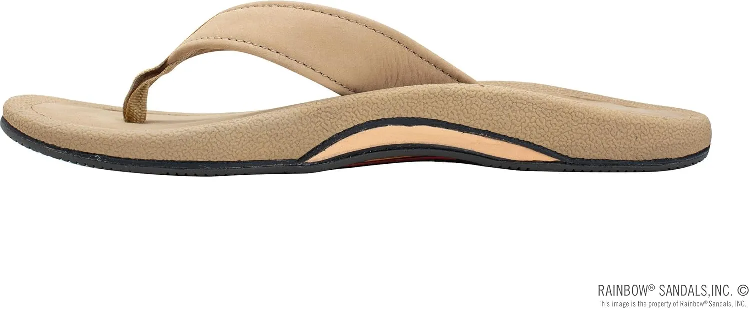 Rainbow Sandals Men's Navigator Premier Leather Orthopedic Foot Bed w/Tapered Strap