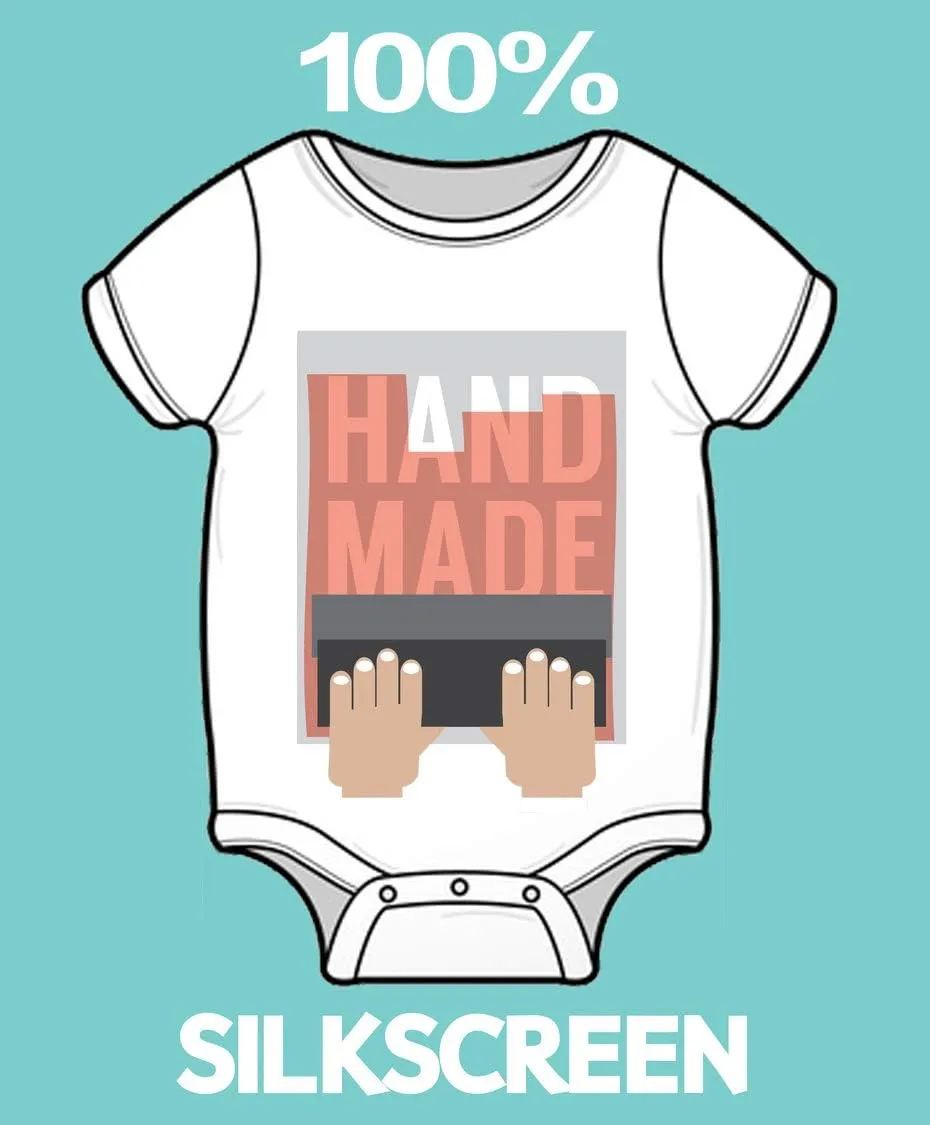 Reaxion Handmade Funny Baby Boy Girl Mommy's or Daddy's Workout Partner Bodysuits Clothes