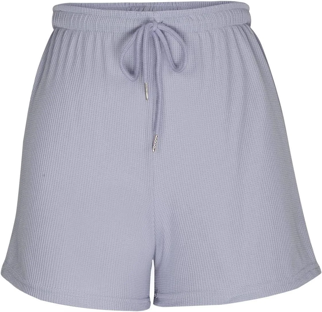 Running Shorts for Women Trendy Casual Loose Shorts Workout Gym Sports Shorts Elastic Drawstring High Waisted Shorts