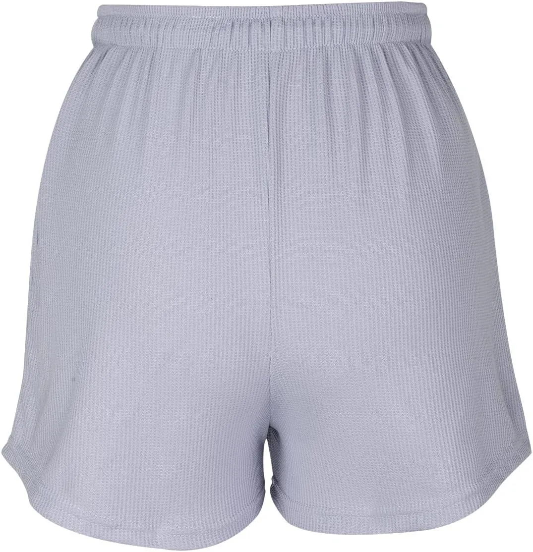 Running Shorts for Women Trendy Casual Loose Shorts Workout Gym Sports Shorts Elastic Drawstring High Waisted Shorts