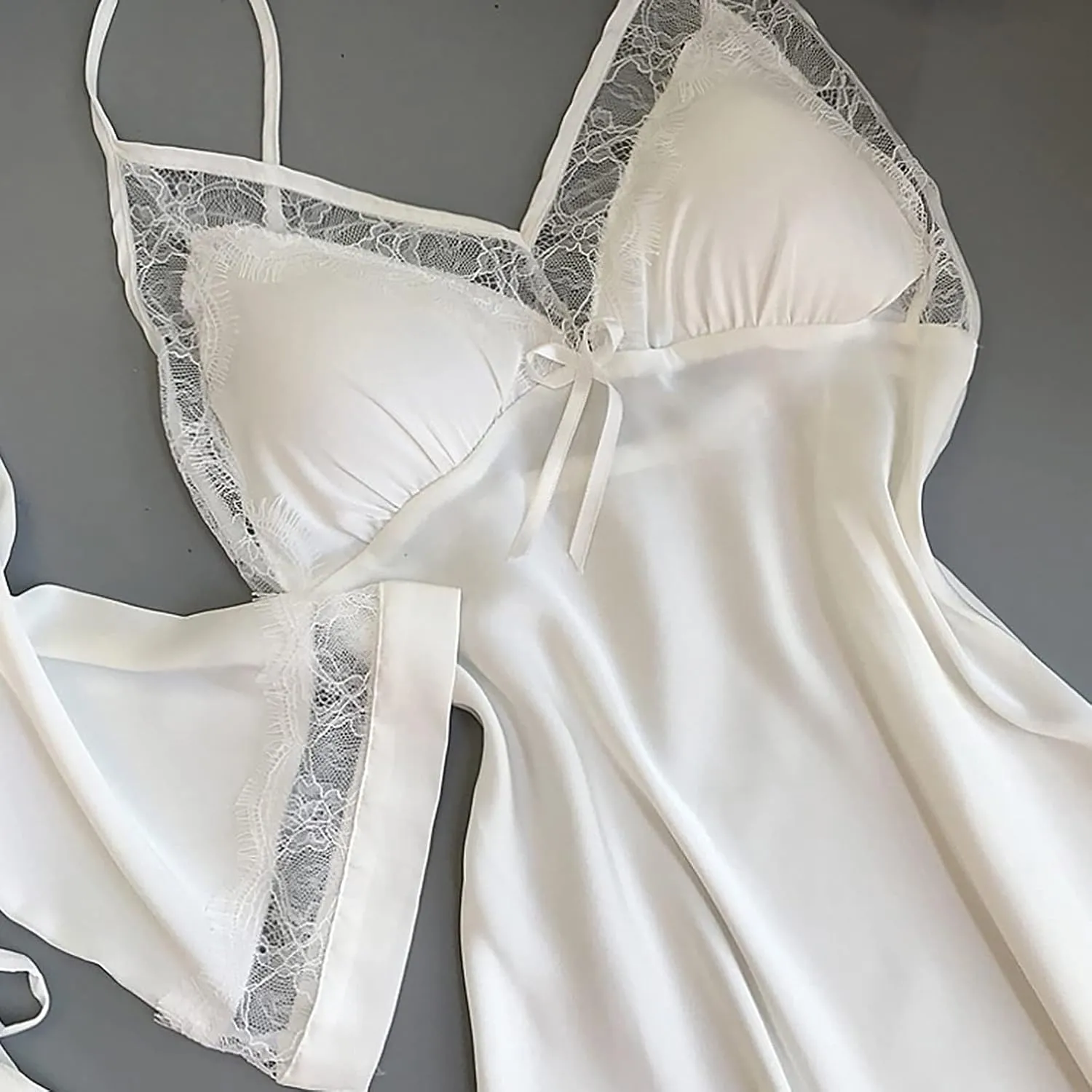Sexy Lingerie for Women Plus Size Satin Women Robes Silk Sleepwear Nightdress Underwear Pajamas Lingerie